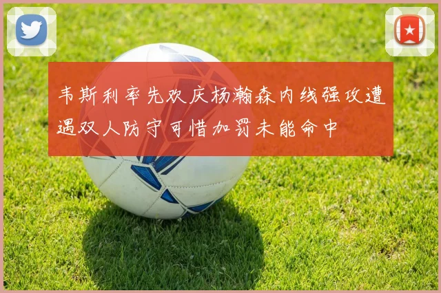 韦斯利率先欢庆杨瀚森内线强攻遭遇双人防守可惜加罚未能命中